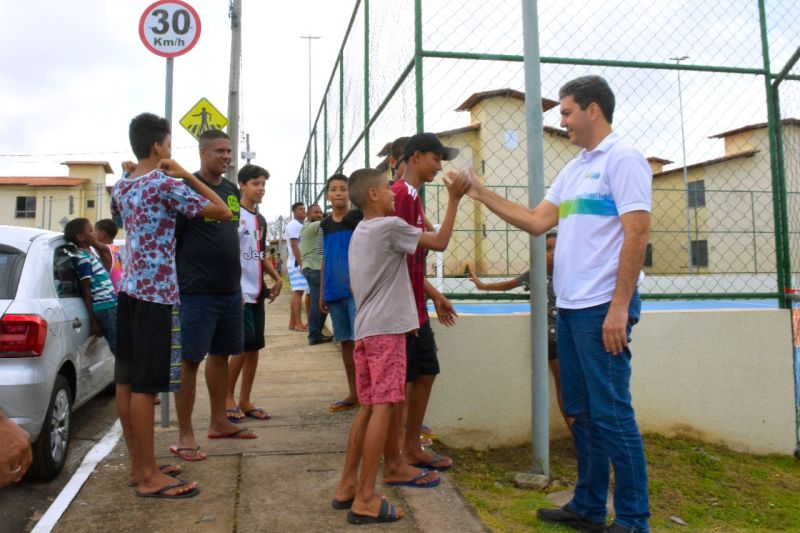 Prefeito Eduardo Braide inaugura quadra poliesportiva do Residencial São Jerônimo