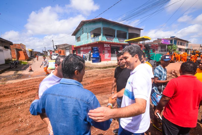 Prefeito Eduardo Braide leva programa Asfalto Novo para o bairro Vila Cascavel, na Zona Rural