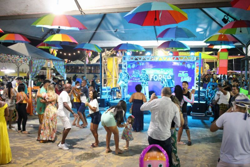Fim de semana de festança e alegria no Arraial da Cidade, promovido pela Prefeitura de São Luís, na praça Maria Aragão