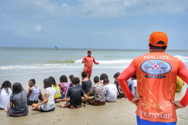 Prefeitura de São Luís promove ação de prevenção a afogamentos voltada para alunos da rede municipal de ensino