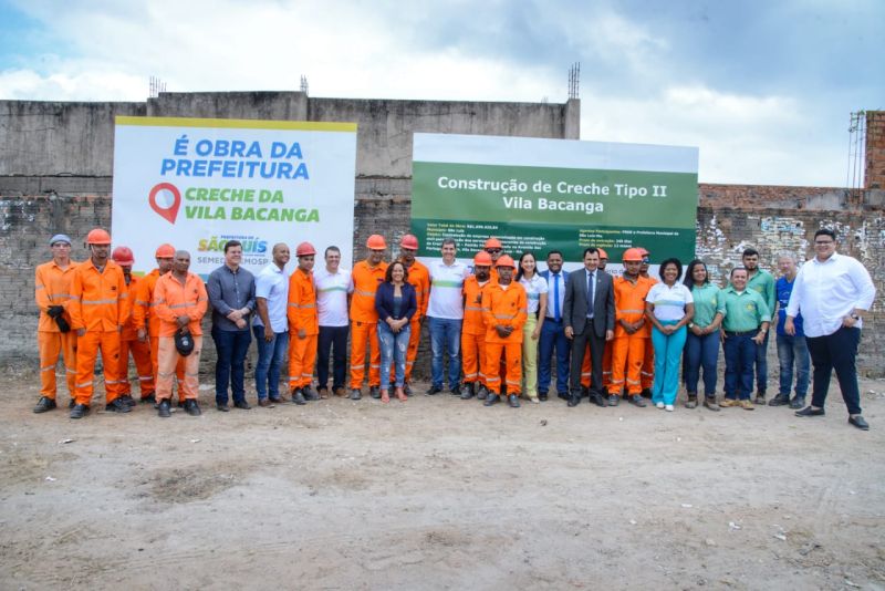 Prefeito Eduardo Braide assina Ordem de Serviço para construção da primeira de seis creches de tempo integral em São Luís