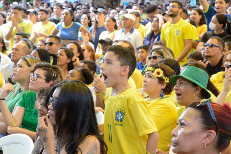Torcida da "Copa da Prefs" vibra com vitória do Brasil na segunda partida da seleção brasileira de futebol