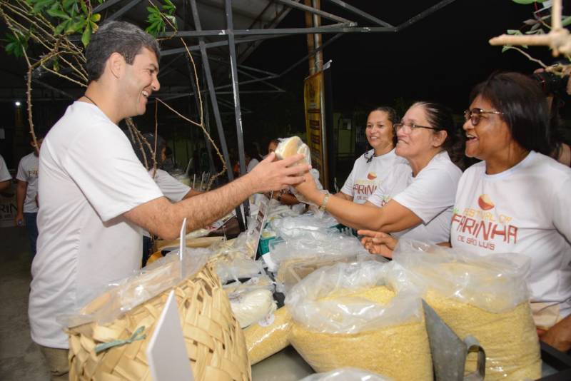 Prefeito Eduardo Braide abre a programação do “Festival da Farinha de São Luís” que vai escolher a melhor farinha da ilha