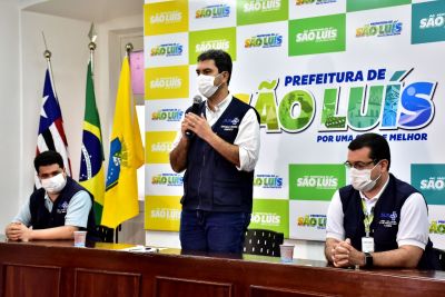 galeria: Prefeito Eduardo Braide anuncia ações emergenciais de atendimento às síndromes gripais em São Luís