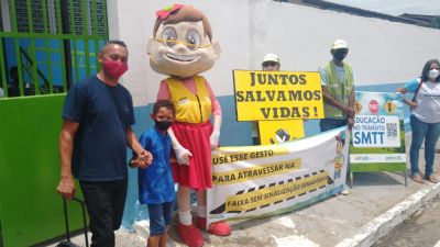 notícia: Prefeitura de São Luís promove ações de educação para o trânsito em escolas da capital