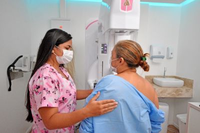notícia: Pacientes do Hospital da Mulher aprovam qualidade do serviço de mamografia implantado pela Prefeitura de São Luís