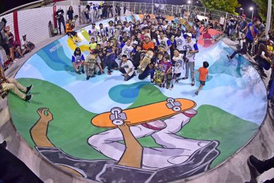 notícia: Prefeito Eduardo Braide entrega Skatepark Paulo Gomes, no Parque do Bom Menino, em São Luís