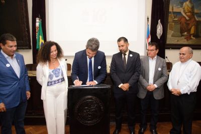 notícia: Prefeitura de São Luís e parceiros lançam 2ª edição do programa Canteiro Escola e selo "São Luís Patrimônio Mundial - 25 anos"