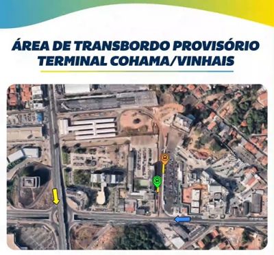 notícia: Prefeitura de São Luís divulga operacionalização das linhas de ônibus de terminal provisório Cohama/Vinhais