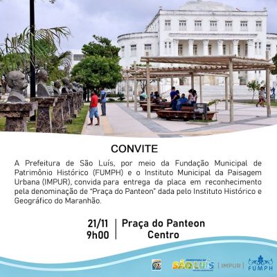 Prefeitura de São Luís entrega placa em reconhecimento ao Instituto Histórico e Geográfico do Maranhão