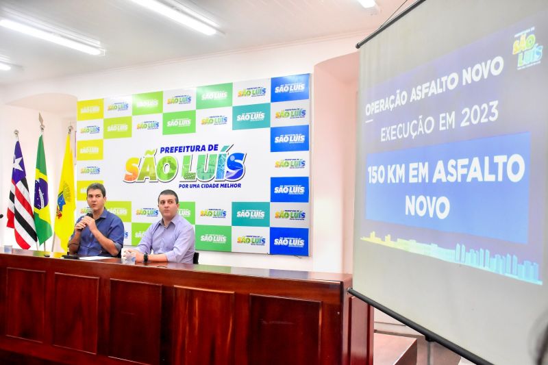 Prefeito Eduardo Braide lança Operação Asfalto Novo em São Luís