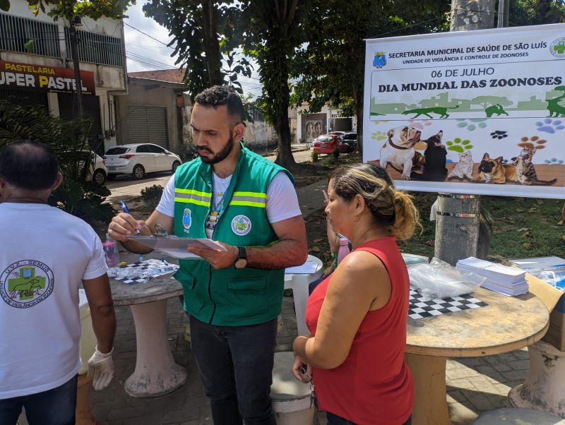 Prefeitura de São Luís promove ação de saúde animal em alusão ao Dia Mundial das Zoonoses 