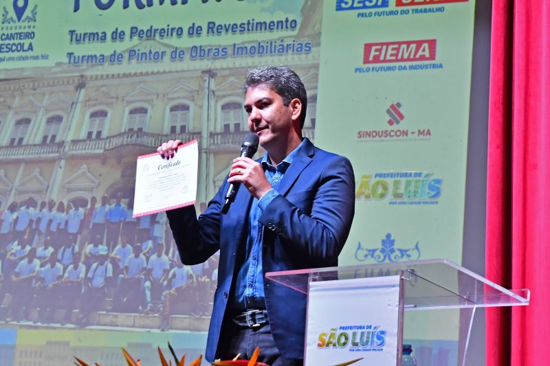 Canteiro Escola: Prefeitura de São Luís e parceiros certificam segunda turma de profissionais especializados em conservação do patrimônio histórico
