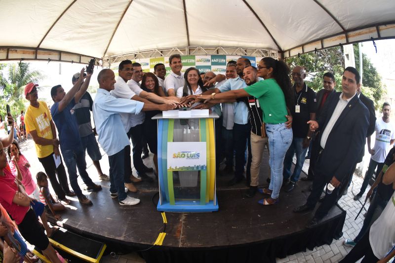 Prefeito Eduardo Braide leva programa Asfalto Novo para todas as ruas da Vila Valian, no São Raimundo