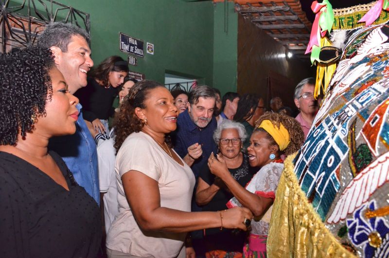 Prefeito Eduardo Braide acompanha ministra da Cultura, Margareth Menezes, em visita ao Quilombo Urbano Liberdade.