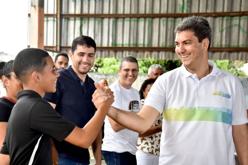 Prefeito Eduardo Braide promove melhorias na quadra poliesportiva da U.E.B. João Lima Sobrinho, na região do Parque Timbiras