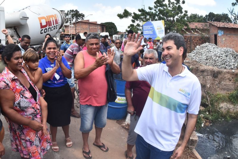 Prefeito Eduardo Braide inicia obra histórica de macrodrenagem do canal da Cidade Olímpica, na Zona Rural de São Luís