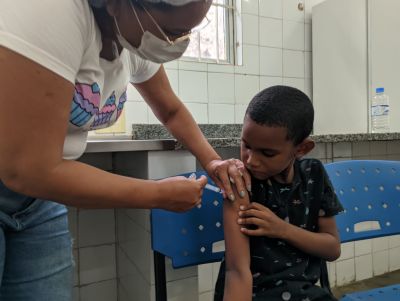 Galeria: Prefeitura de São Luís inicia aplicação da primeira dose de reforço contra Covid em crianças e 5 a 11 anos