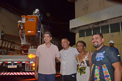 galeria: Prefeito Eduardo Braide leva programa ‘São Luís no LED’ à região do bairro Liberdade