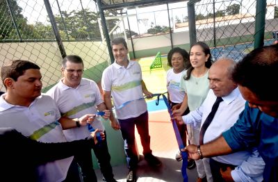 Galeria: Prefeito Eduardo Braide entrega à comunidade do bairro Anil nova quadra poliesportiva da U.I Padre Antônio Vieira