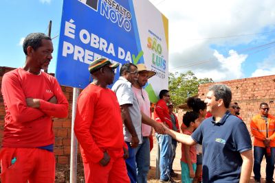 galeria: Prefeito Eduardo Braide inicia obras de drenagem e asfaltamento na Avenida 25 de Dezembro, na Cidade Olímpica