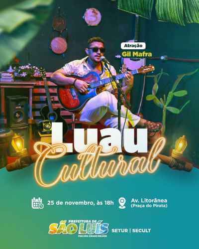 notícia: Prefeitura de São Luís promove primeira edição do Luau Cultural, na Avenida Litorânea