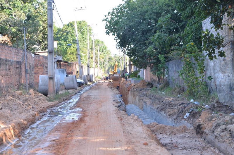Prefeitura de São Luís segue com obras de drenagem profunda em diversos bairros da capital