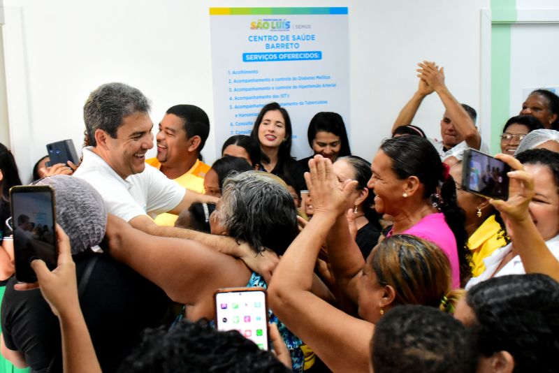 Prefeito Eduardo Braide entrega novo Centro de Saúde do Barreto