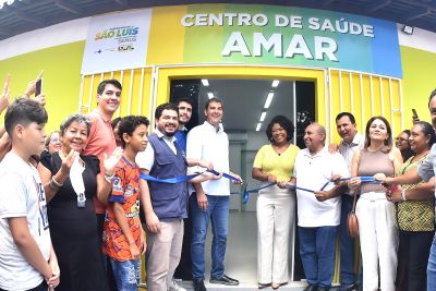 notícia: Prefeito Eduardo Braide entrega novo Centro de Saúde Amar aos moradores do Vicente Fialho e região