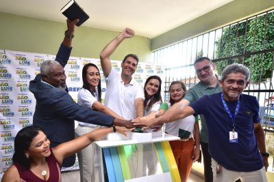 notícia: Prefeito Eduardo Braide inicia reforma do Centro de Saúde Jailson Alves Viana, na Cidade Olímpica