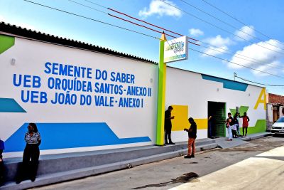 notícia: Prefeito Eduardo Braide segue com cronograma de entrega de obras e inaugura mais duas escolas reformadas na área Itaqui-Bacanga