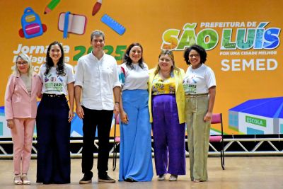 notícia: Prefeito Eduardo Braide anuncia ‘Centro de Formação Municipal para Professores’ durante 3ª Jornada Pedagógica das Escolas Comunitárias