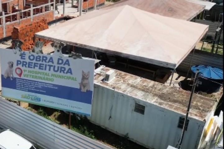 🏥🐾 A construção do nosso tão sonhado Hospital Municipal Veterinário de São Luís segue a todo vapor!