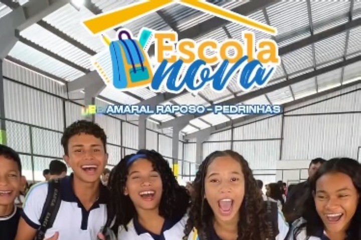 vídeo: Na Amaral Raposo, em Pedrinhas, a escola ficará ainda melhor! 📚🥰